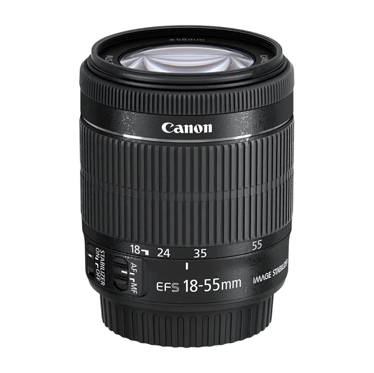Canon-18-55mm-Camera-Lens.webp Canon 18-55mm DSLR Camera Lens (Pre-owned) - Image 1